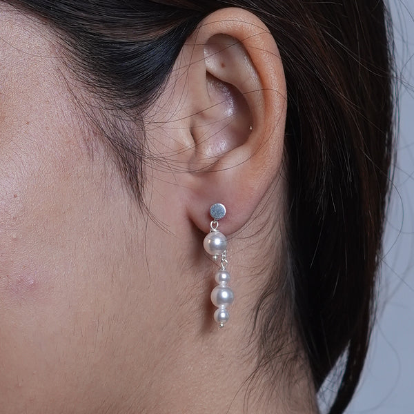 Pearl Drop Earrings (Project Handmade)