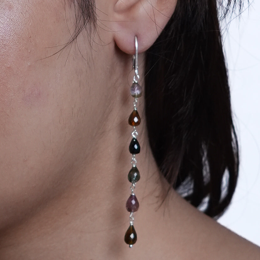Tourmaline Drop Earrings (Project Handmade)