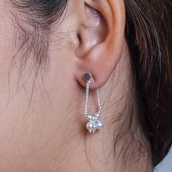 Pearl Cluster Earrings (Project Handmade)