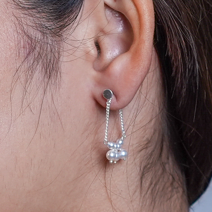 Pearl Cluster Earrings (Project Handmade)