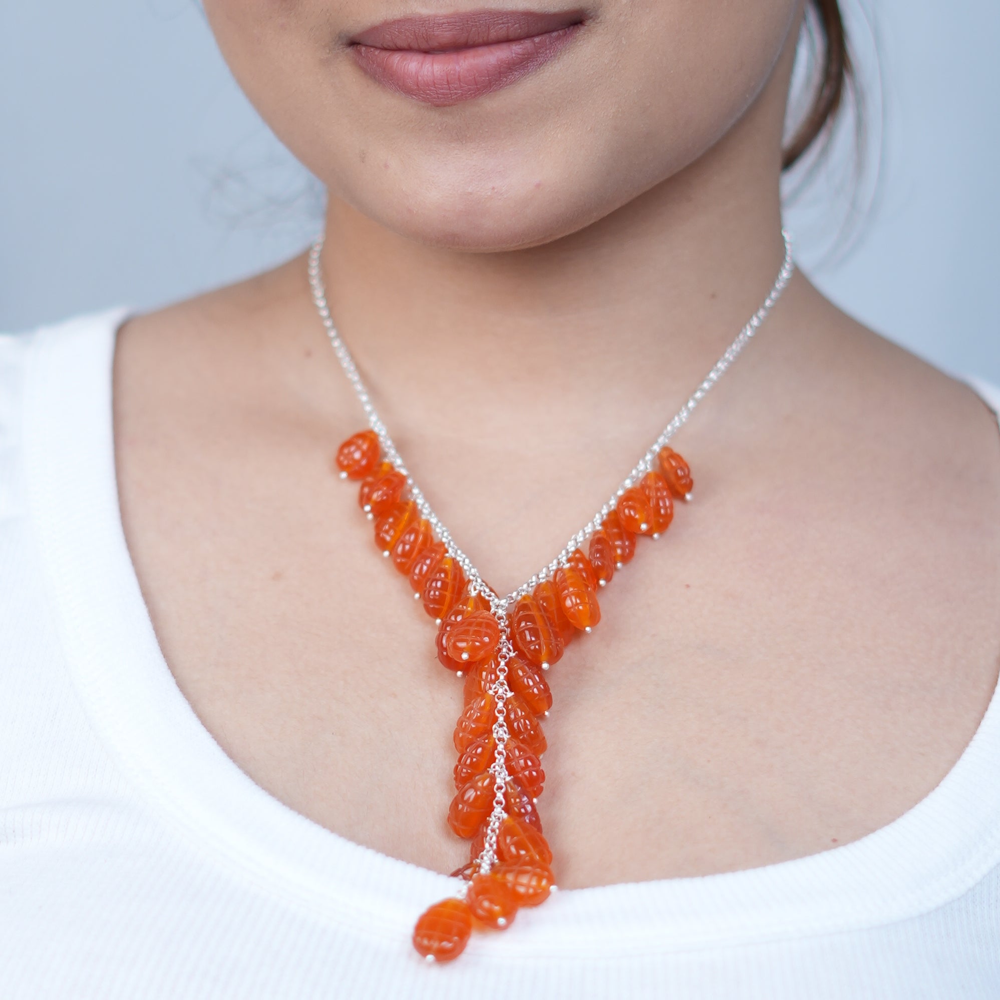 Luxe Necklace - Carnelian