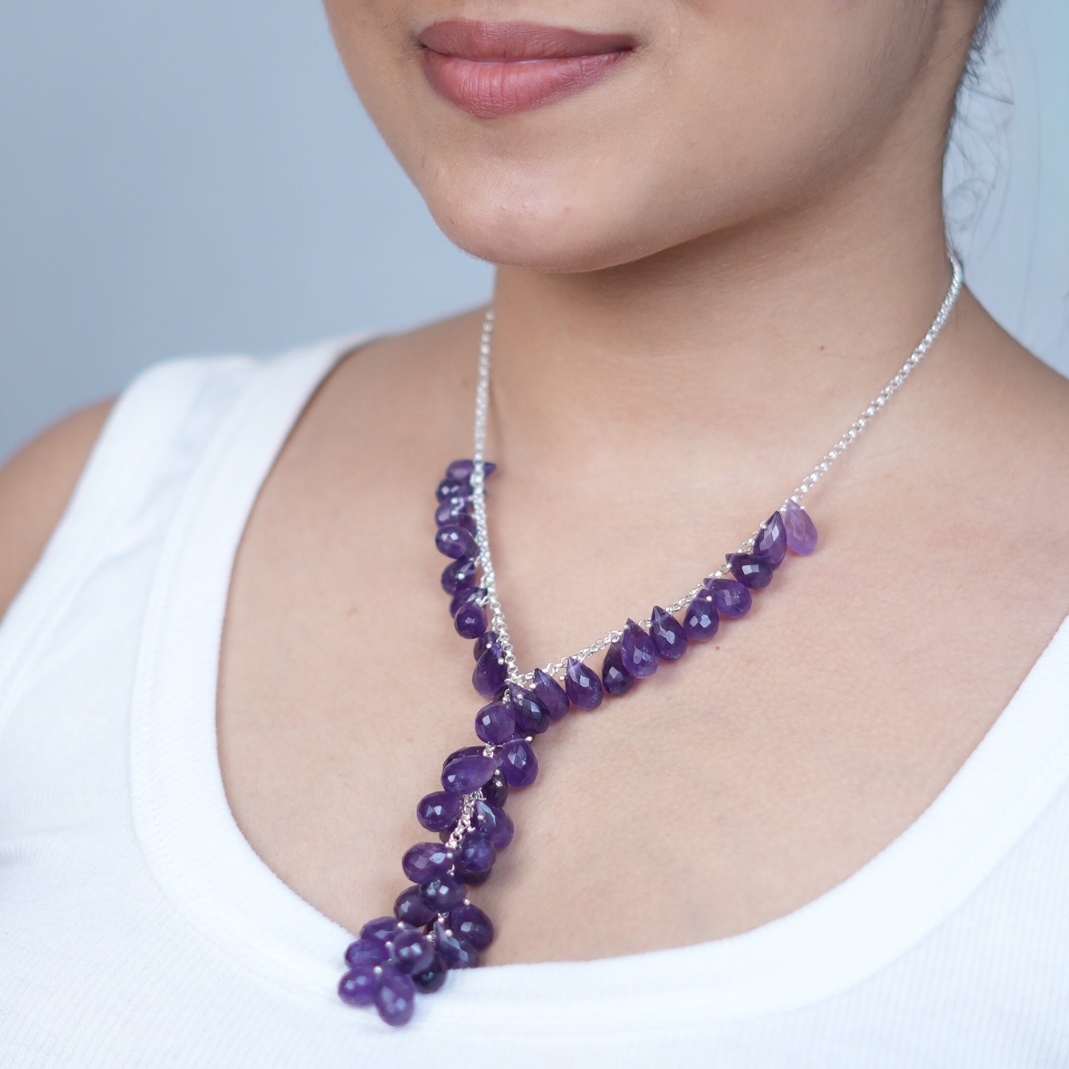 Luxe Necklace - Amethyst