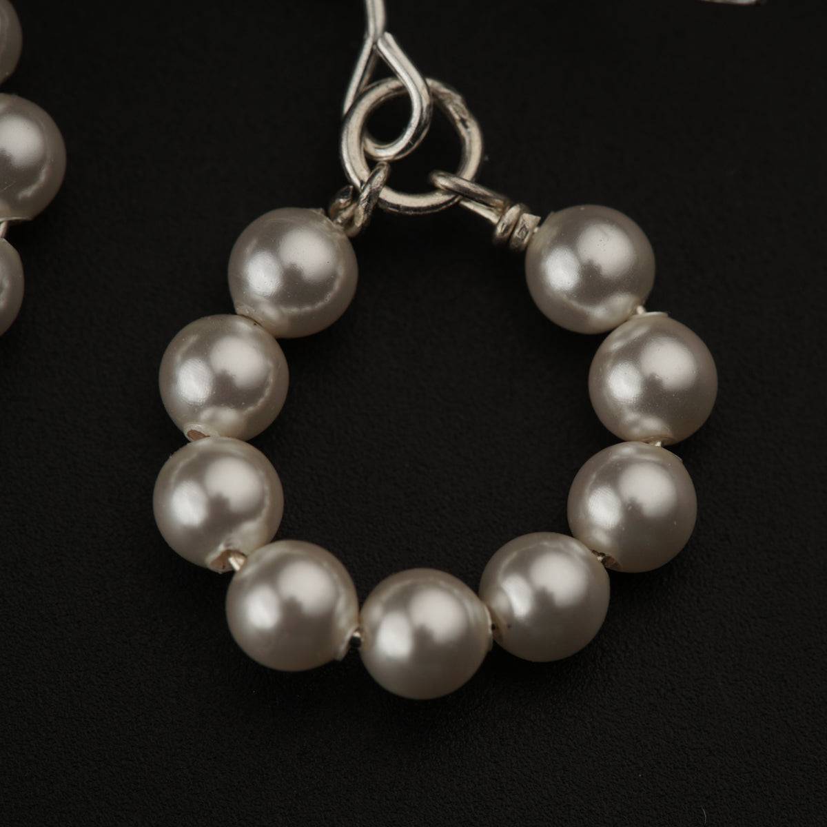 Silver Earring with Pearls