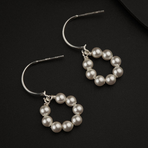 Silver Pearl Earrings