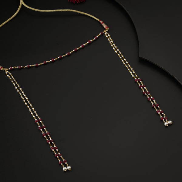 Garnet Mundavali |  92.5 Silver | 22K Gold Plated