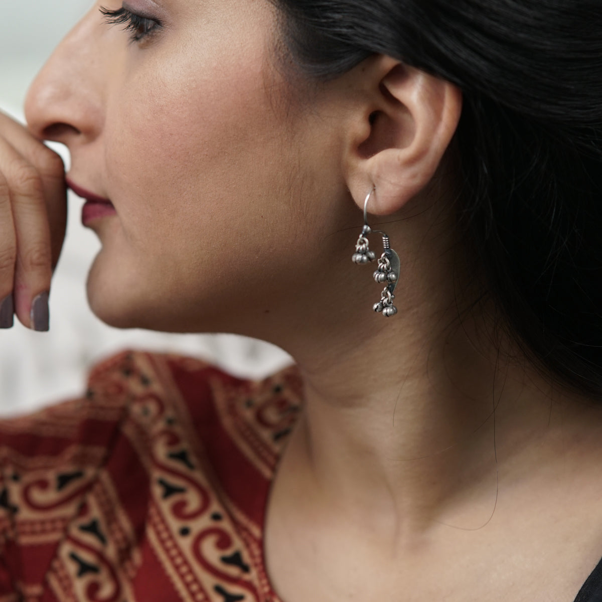 Ognia Jaisalmer Silver Earrings