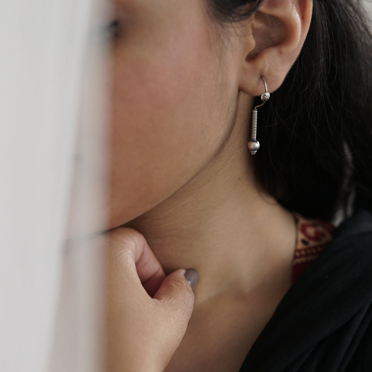 Ognia Jaisalmer Silver Earrings