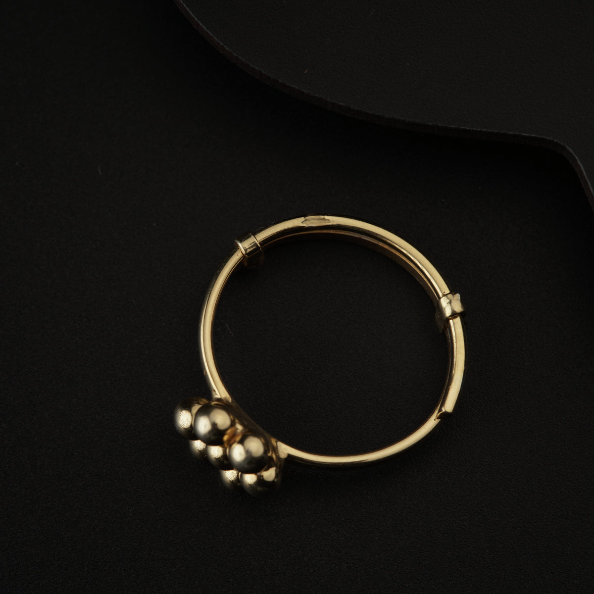 Kudi Ring: Small Gold Plated