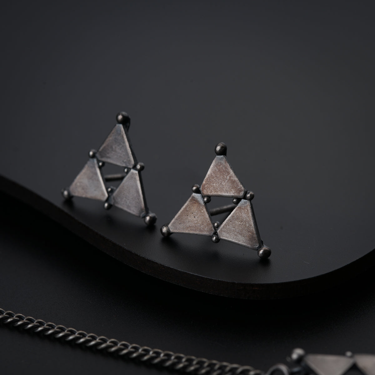 Curated Triangle Silver Set