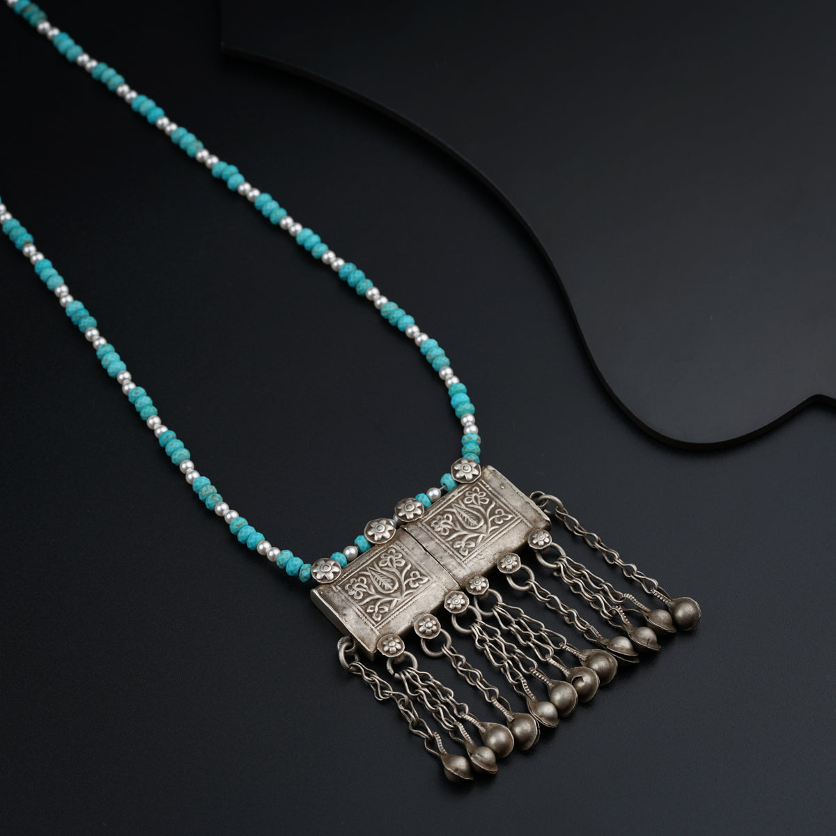 Necklace with Antique Silver Pendant
