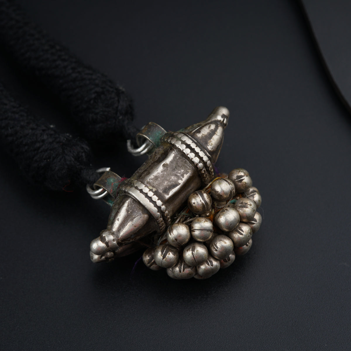 Antique Silver Motif Necklace