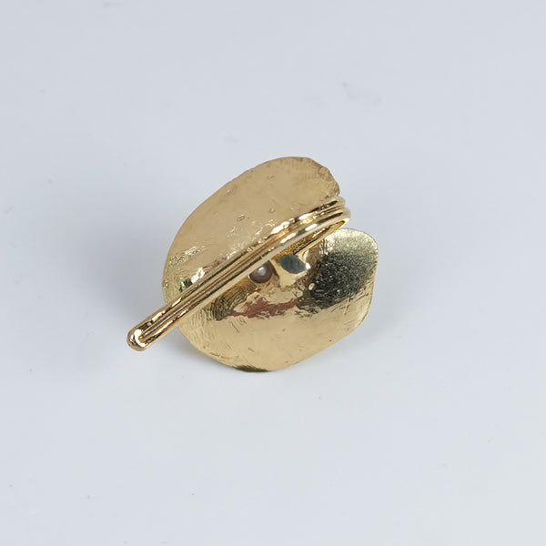Silver Saroj Parna Earcuff (Single) | 22K Gold-Plated