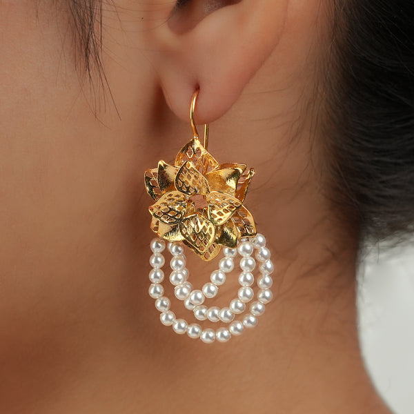 Godavari Earrings | 22K Gold-Plated