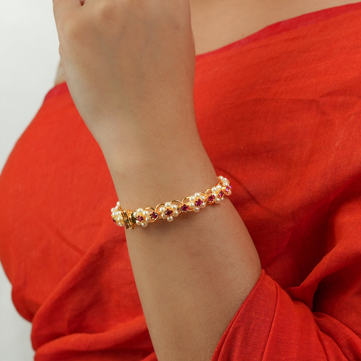 22K Gold Plated Fashion Pearl Tode