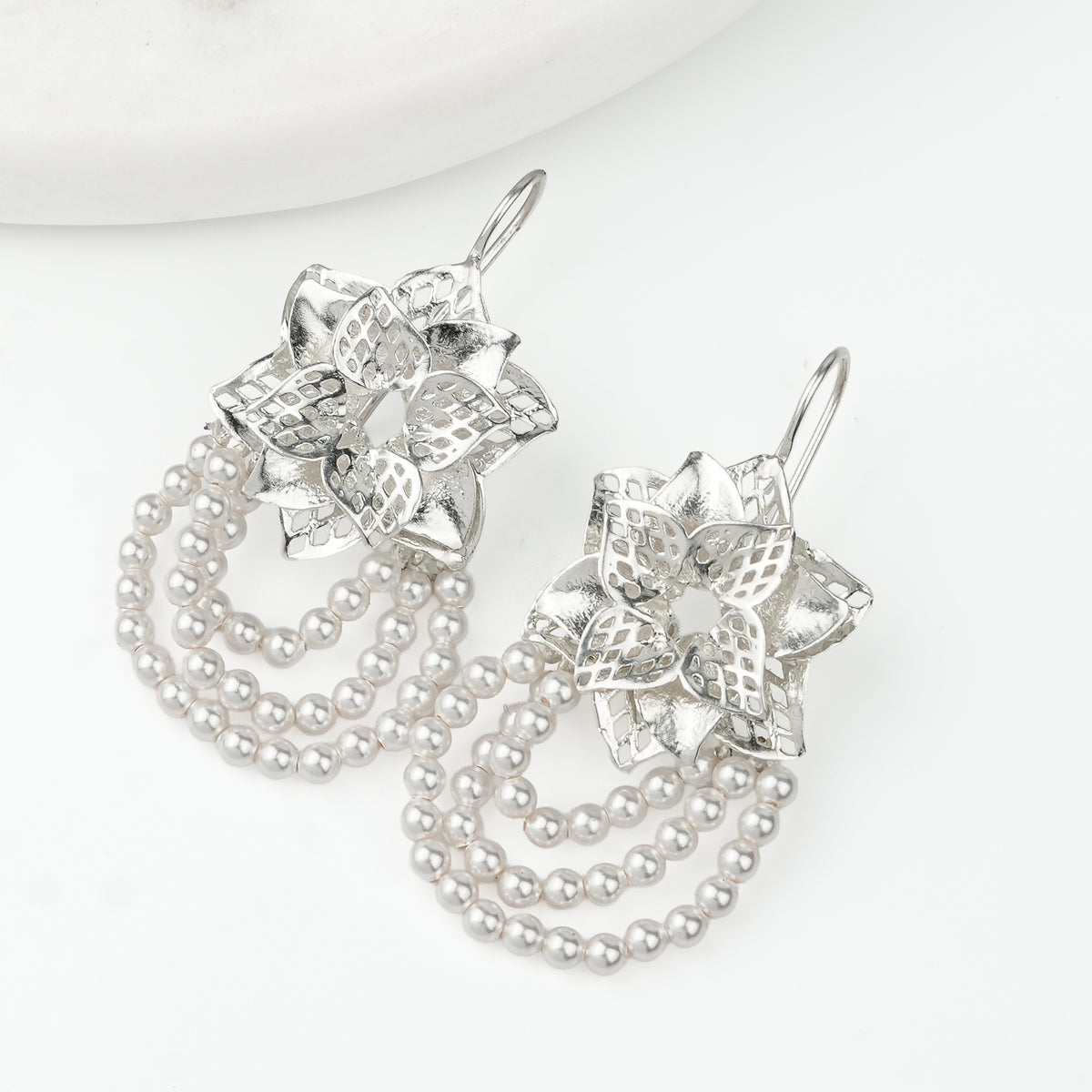 Godavari Silver Earrings | 92.5 Silver
