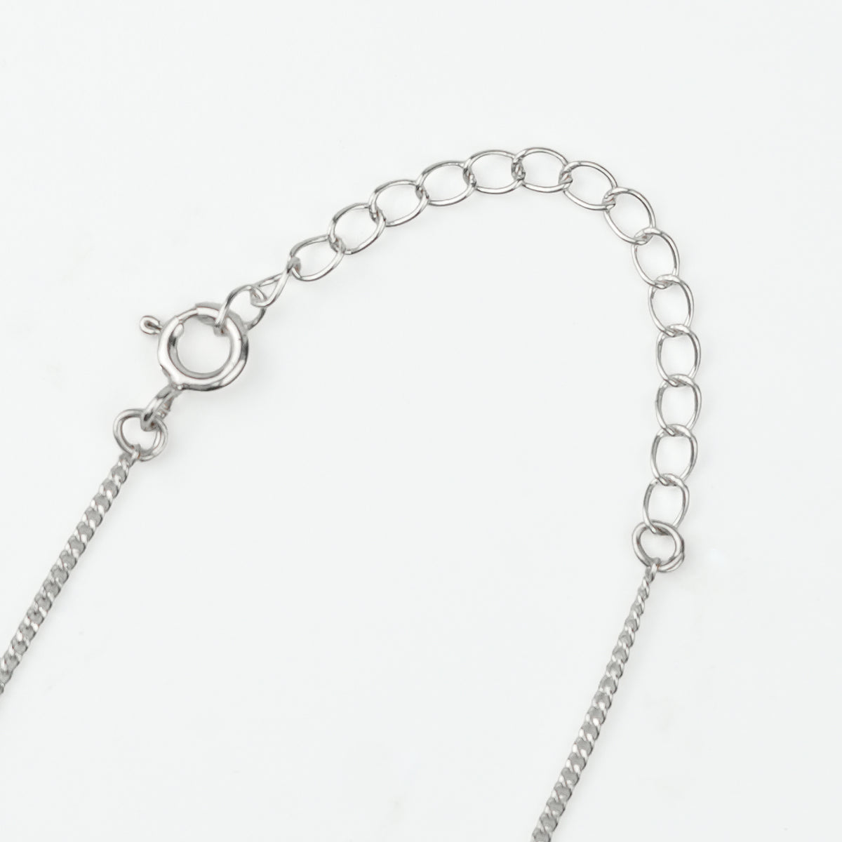 Silver Enamel & CZ Pendant Chain Mangalsutra