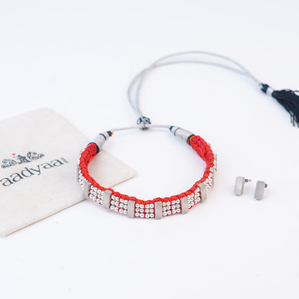 Silver Plain Chinchpeti with Pearls – Big (Made to Order)