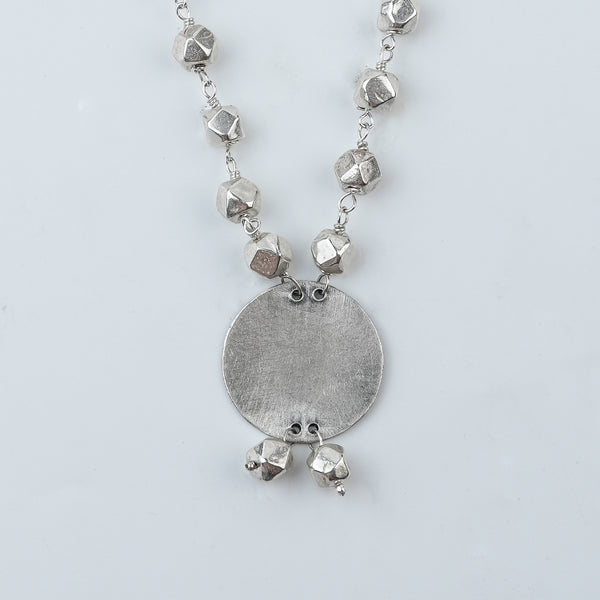 Ashtapailu Necklace with Plain Coin Pendant