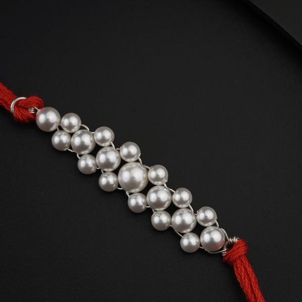 Handmade Pearl Rakhi