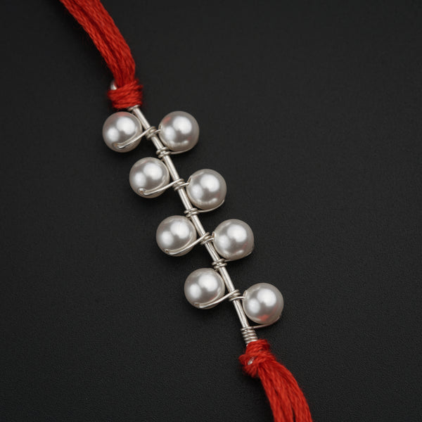 Handmade Pearl Rakhi
