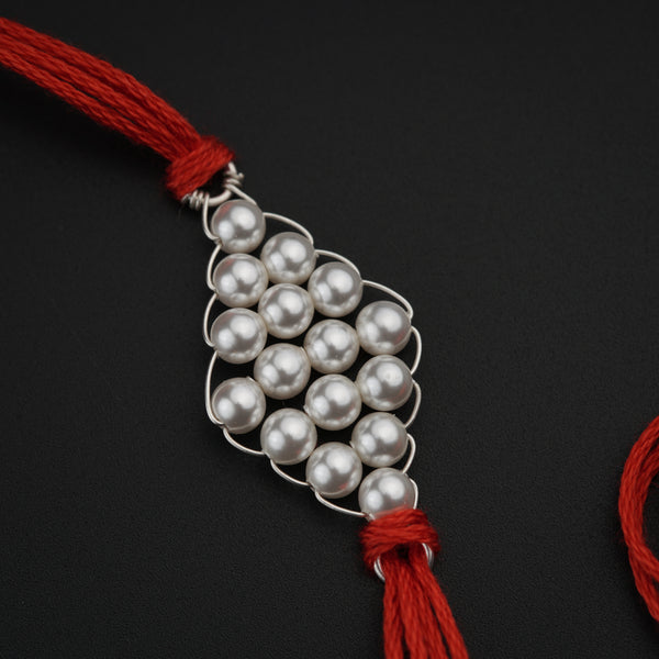 Handmade Pearl Rakhi
