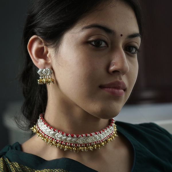 Swarna Rajat Maharani VajraTeek | 92.5 Silver (Made to Order)