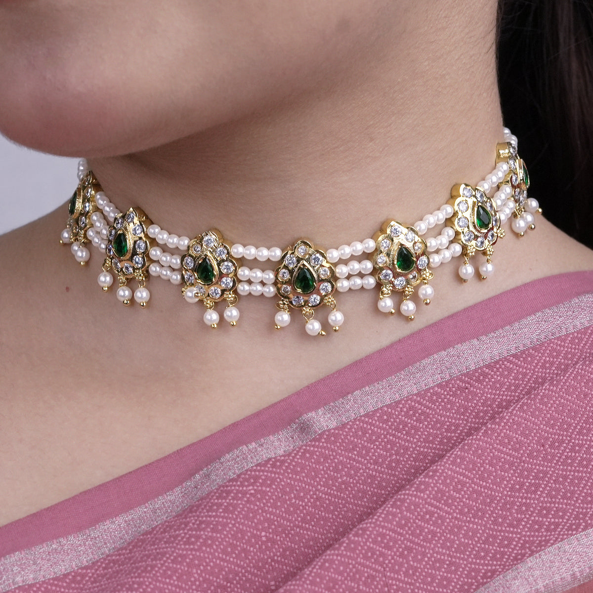 22K Gold Plated Fashion Chinchpeti