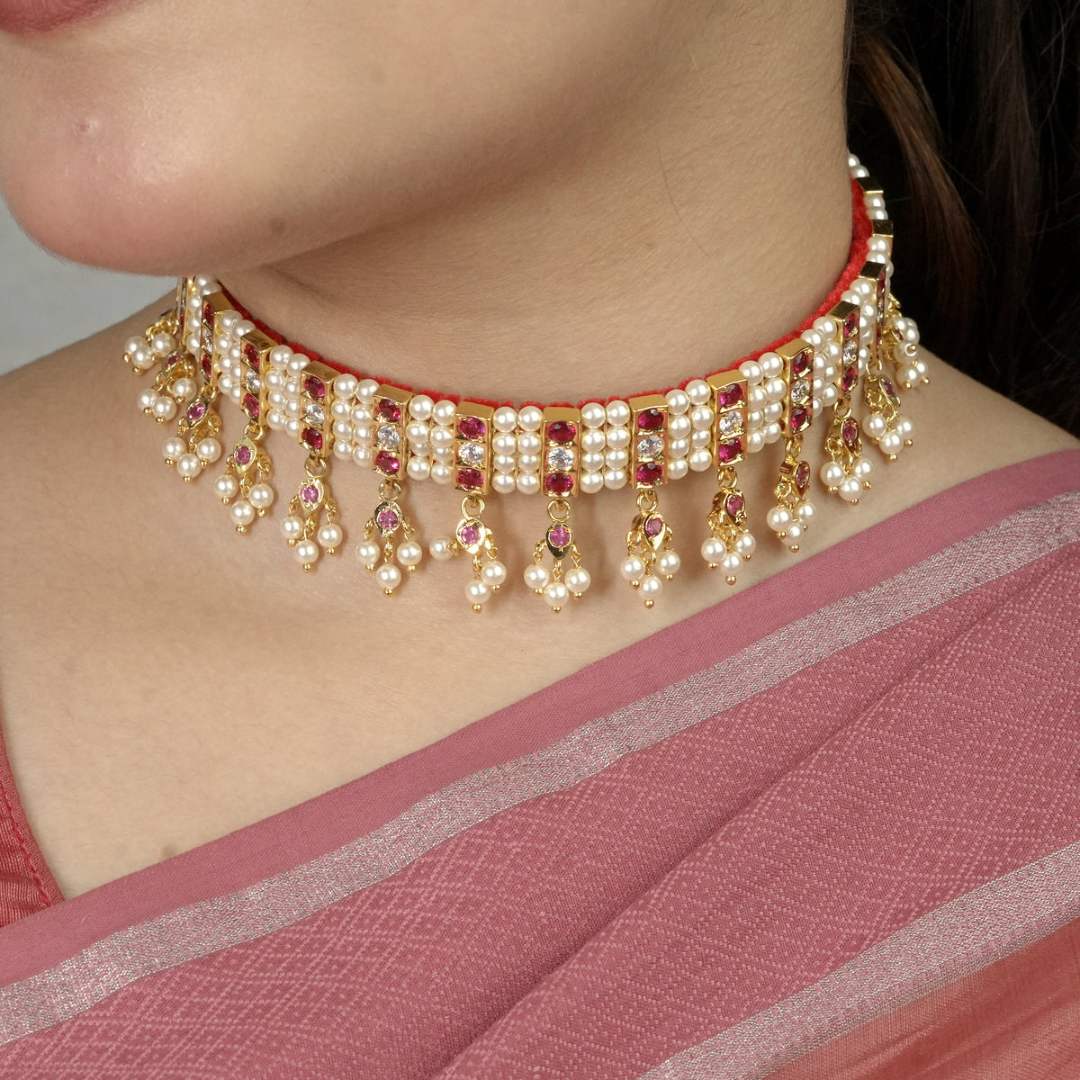 22K Gold Plated Fashion Chinchpeti