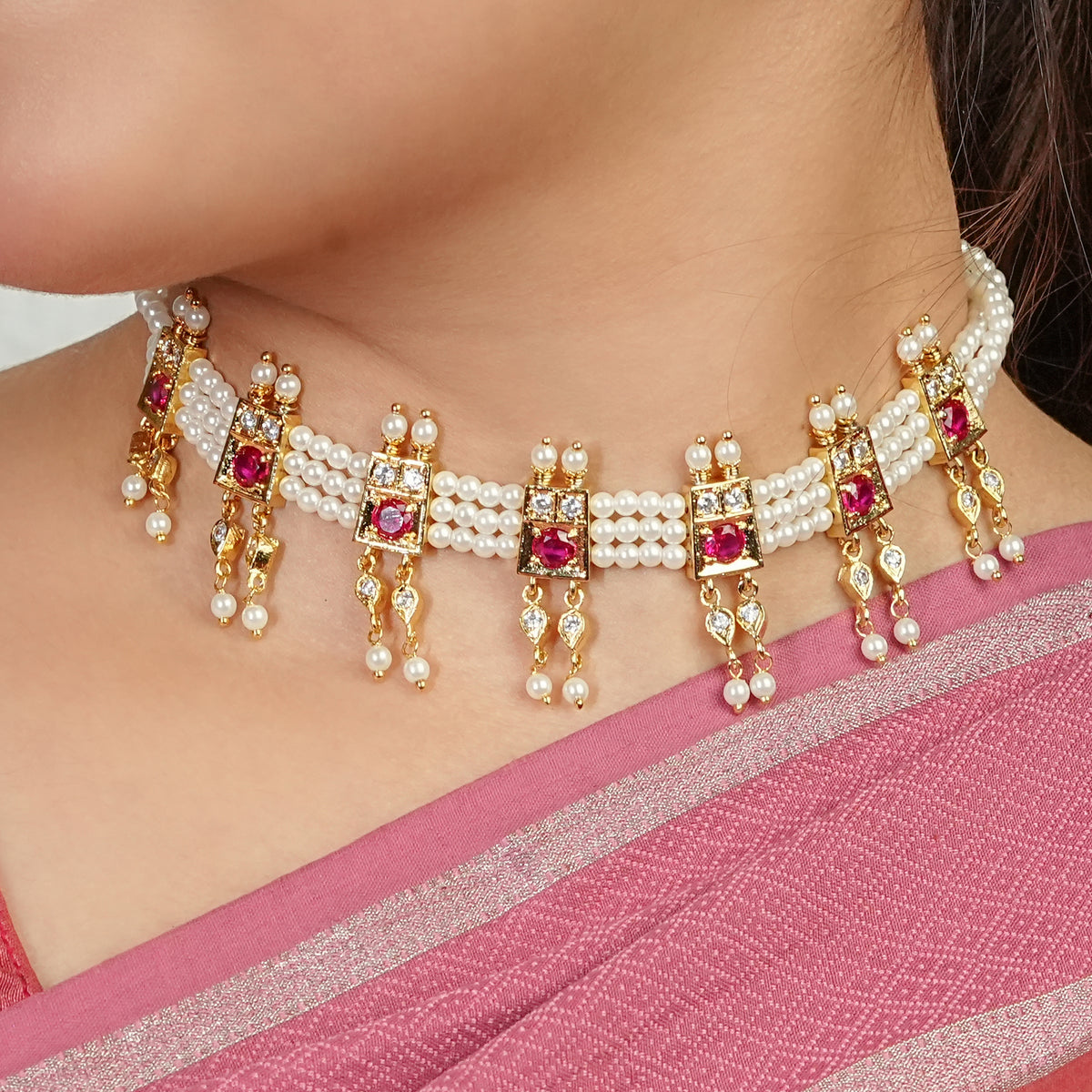 22K Gold Plated Fashion Chinchpeti