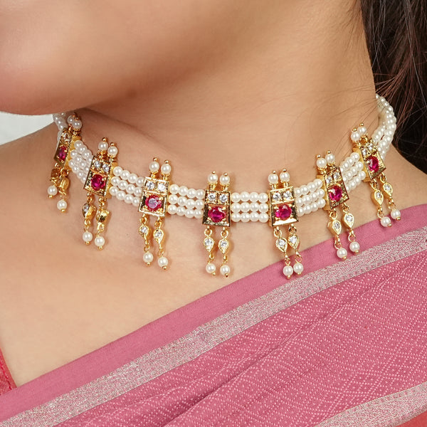 22K Gold Plated Fashion Chinchpeti