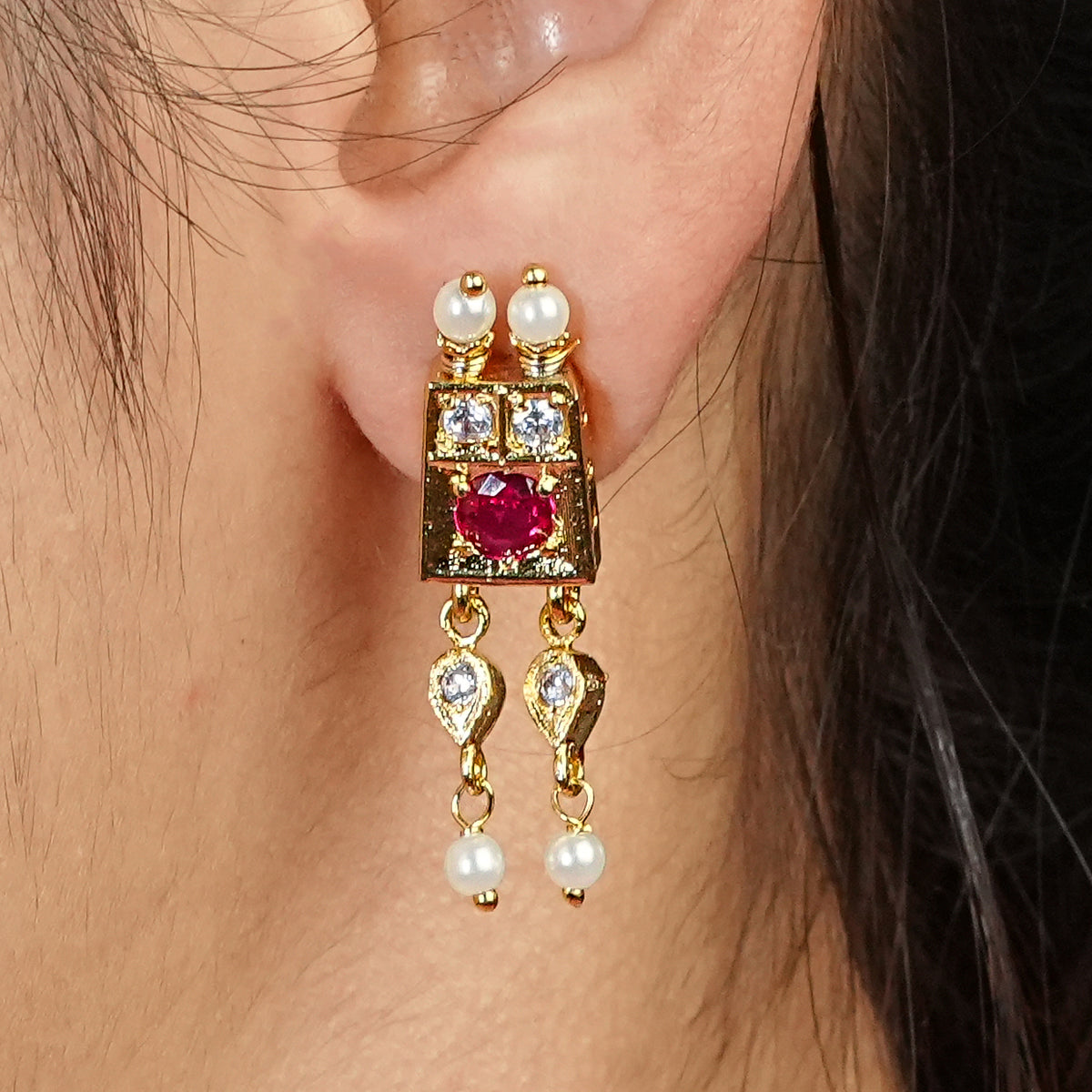 22K Gold Plated Fashion Chinchpeti