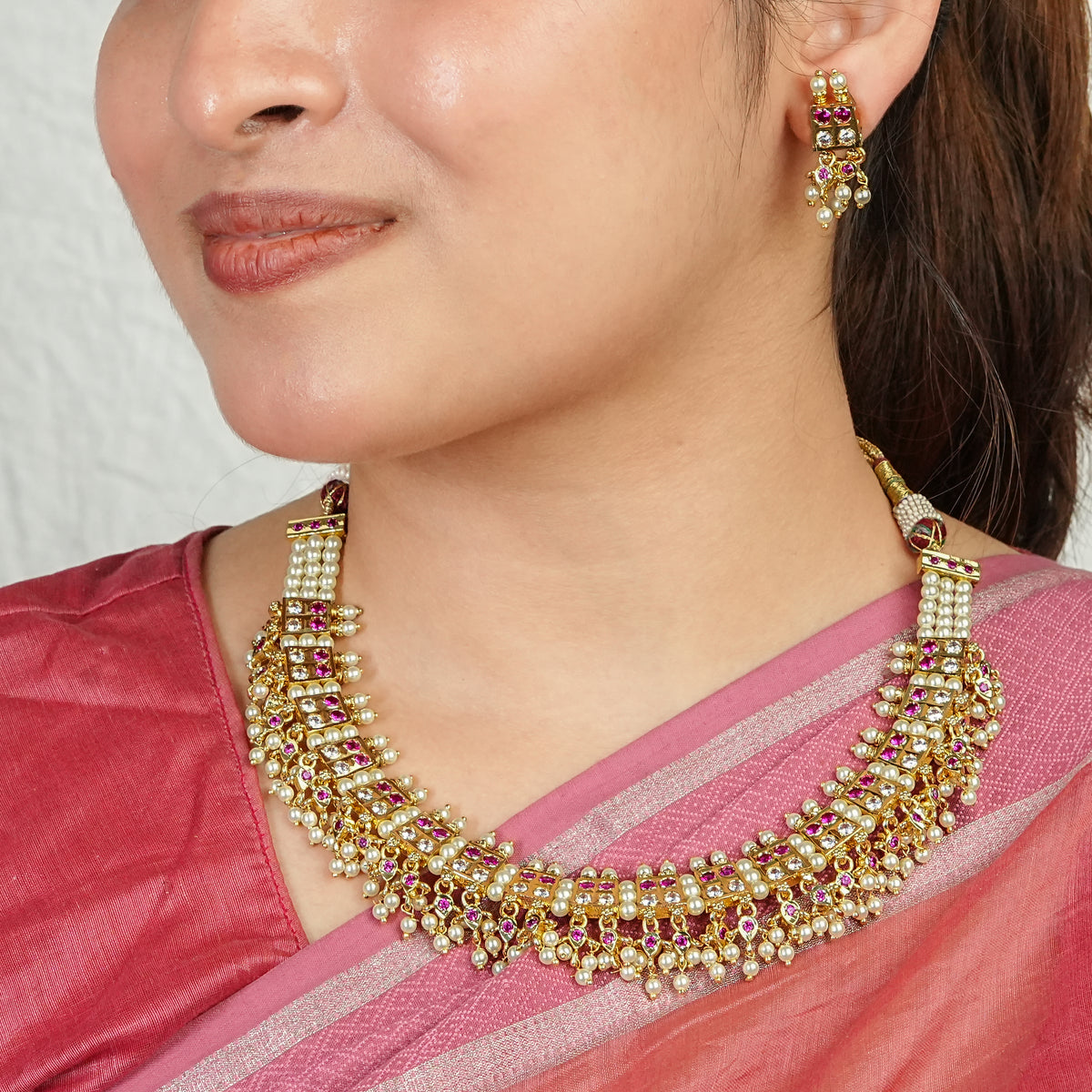 22K Gold Plated Fashion Chinchpeti