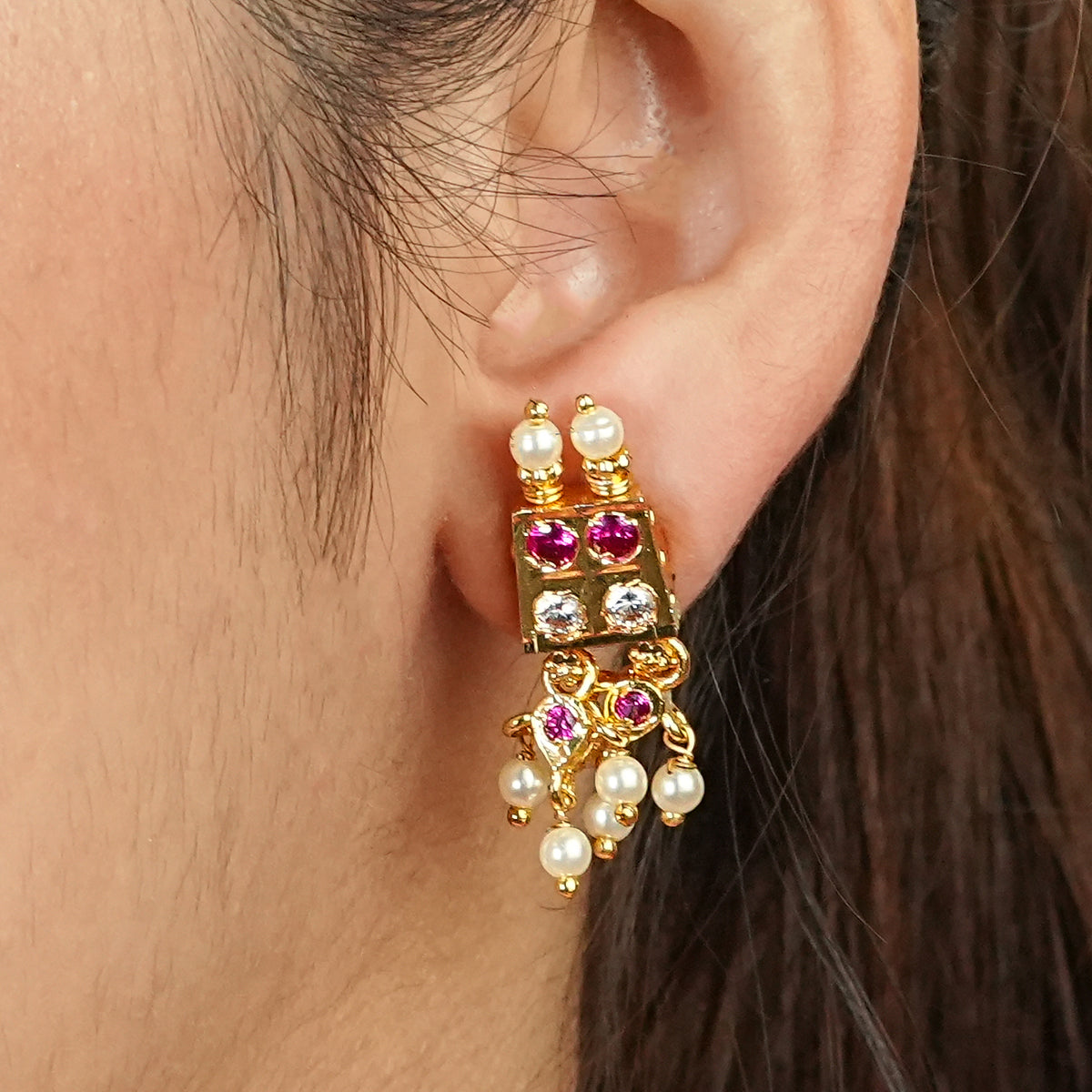 22K Gold Plated Fashion Chinchpeti