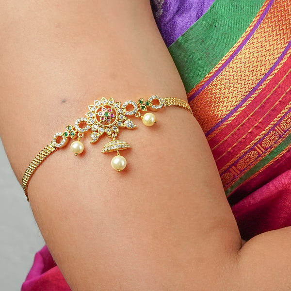 22K Gold Plated Fashion Arm Band cum Necklace