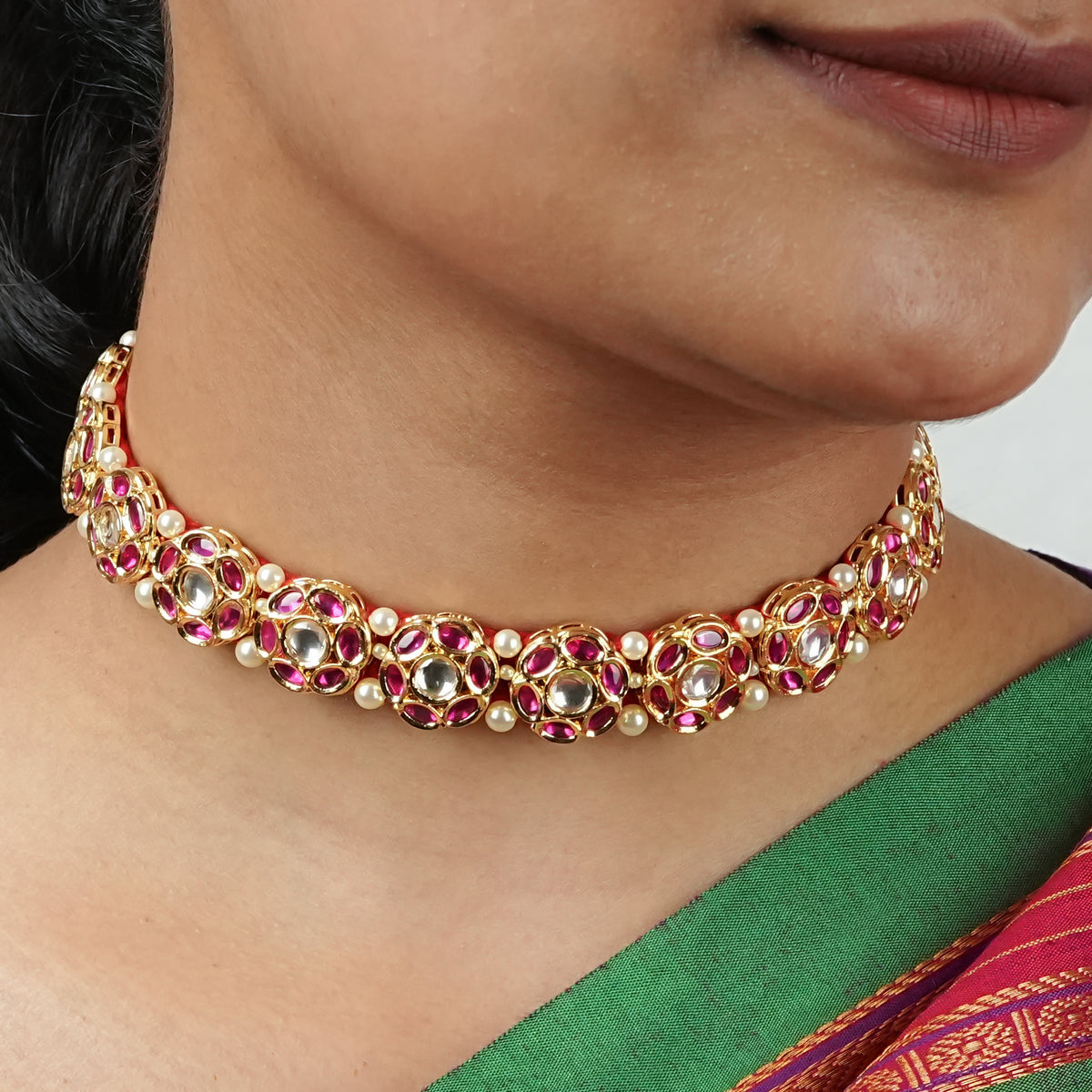 22K Gold Plated Fashion Chinchpeti