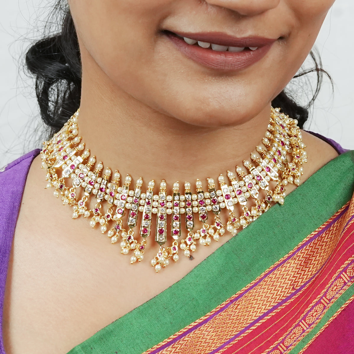22K Gold Plated Fashion Chinchpeti