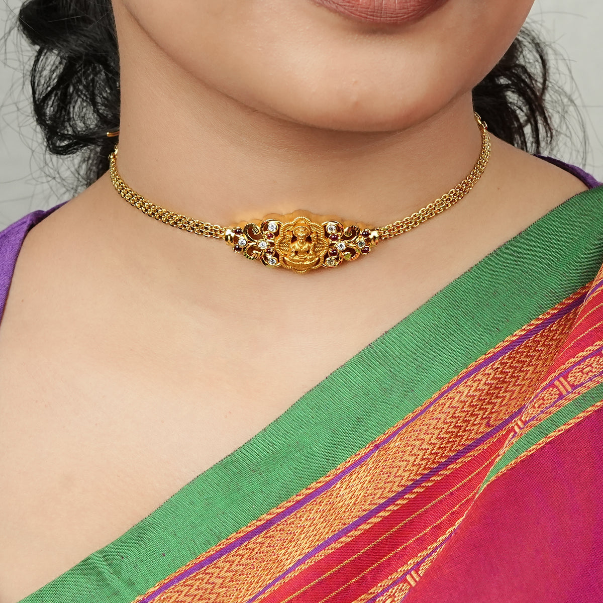 22K Gold Plated Fashion Arm Band cum Necklace
