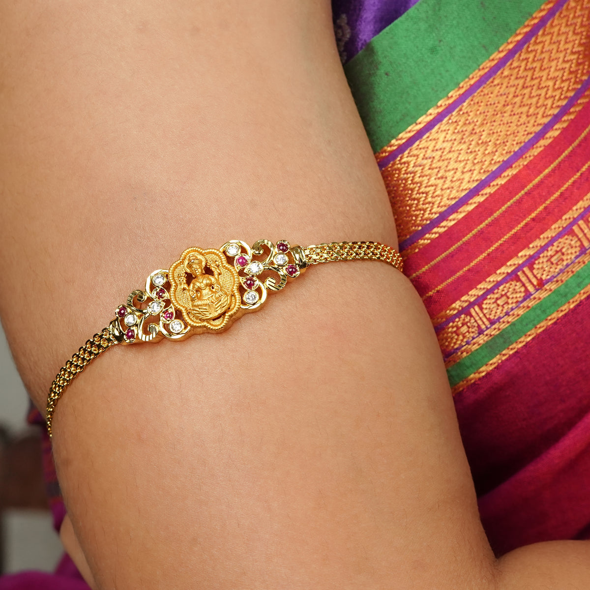 22K Gold Plated Fashion Arm Band cum Necklace