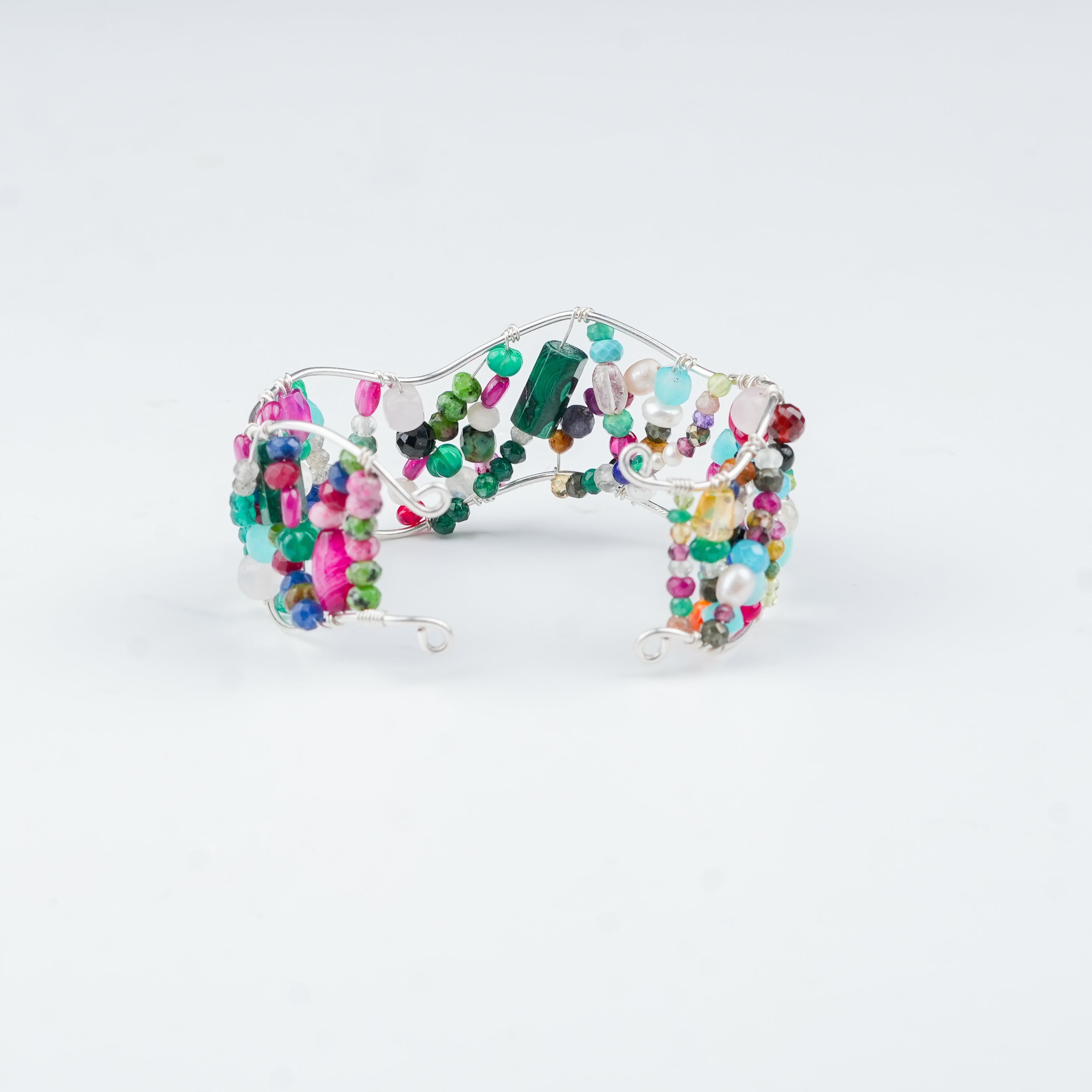 Multicolour Stone Bracelet (Project Handmade)