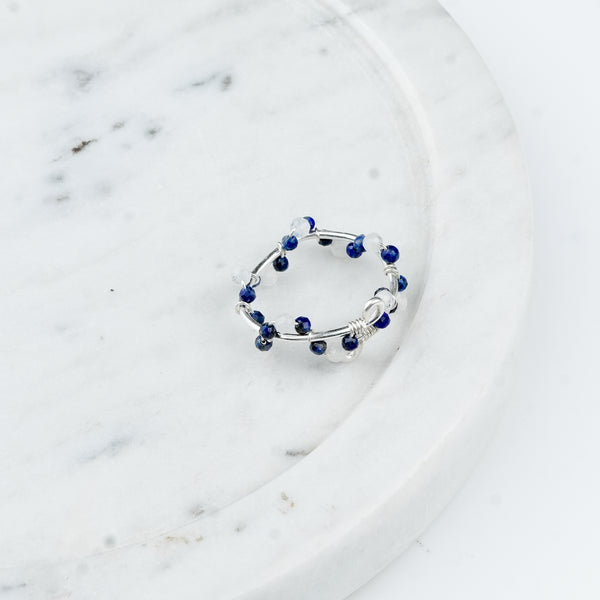 Project Handmade Lapis Lazuli Turquoise & Pearl Earrings