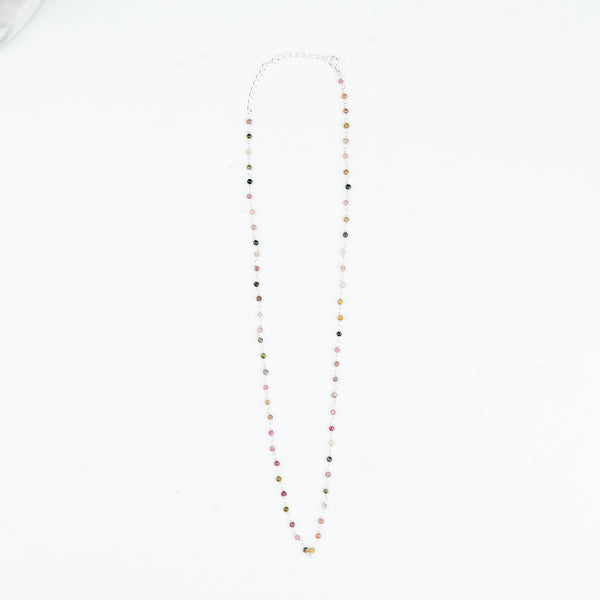 Premium 92.5 sterling silver Tourmaline Ganthan Necklace