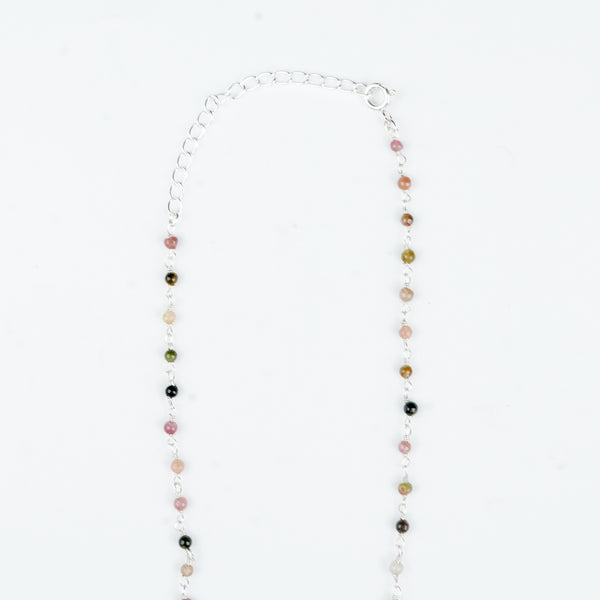 20-inch gemstone Ganthan necklace for festive and traditional wear