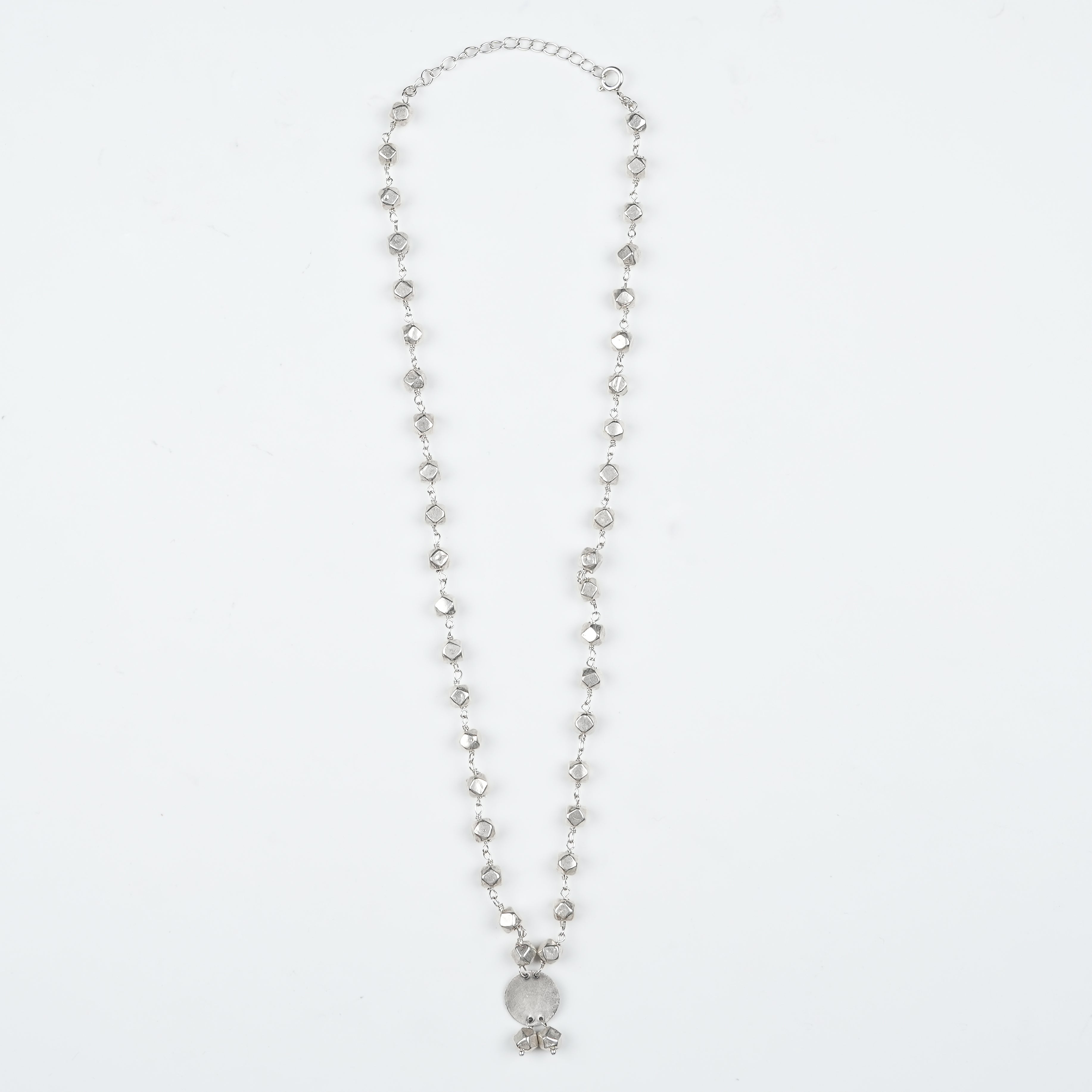 Ashtapailu Necklace with Plain Coin Pendant