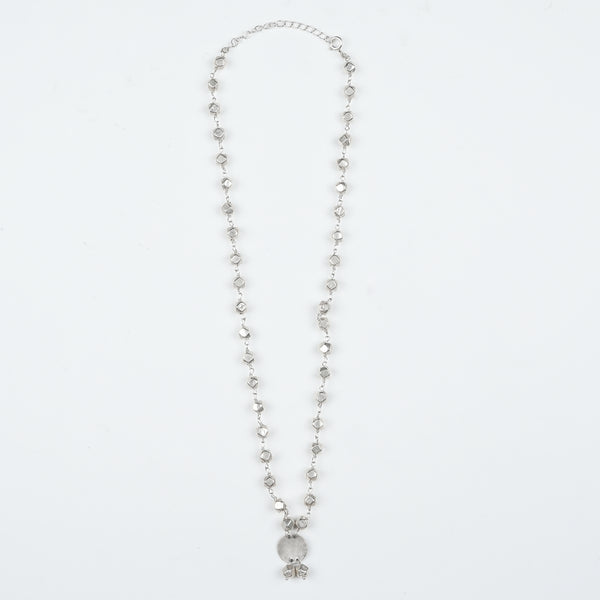 Ashtapailu Necklace with Plain Coin Pendant