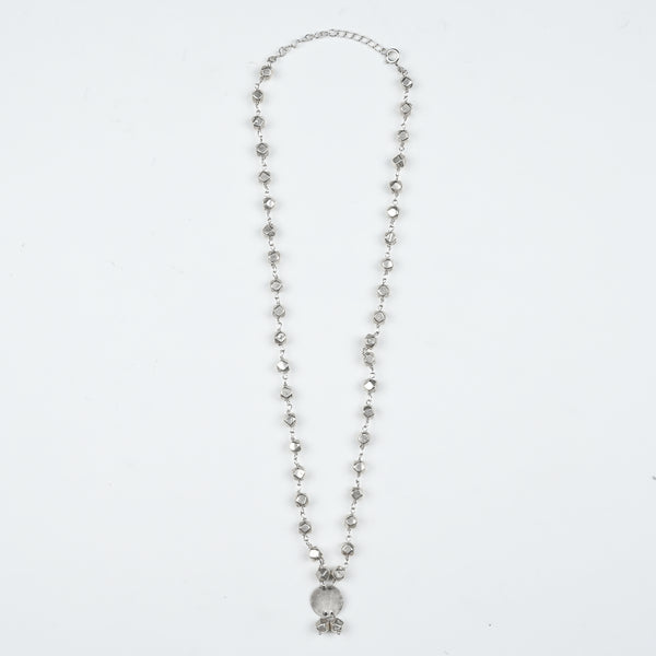 Ashtapailu Necklace with Plain Coin Pendant (Small)