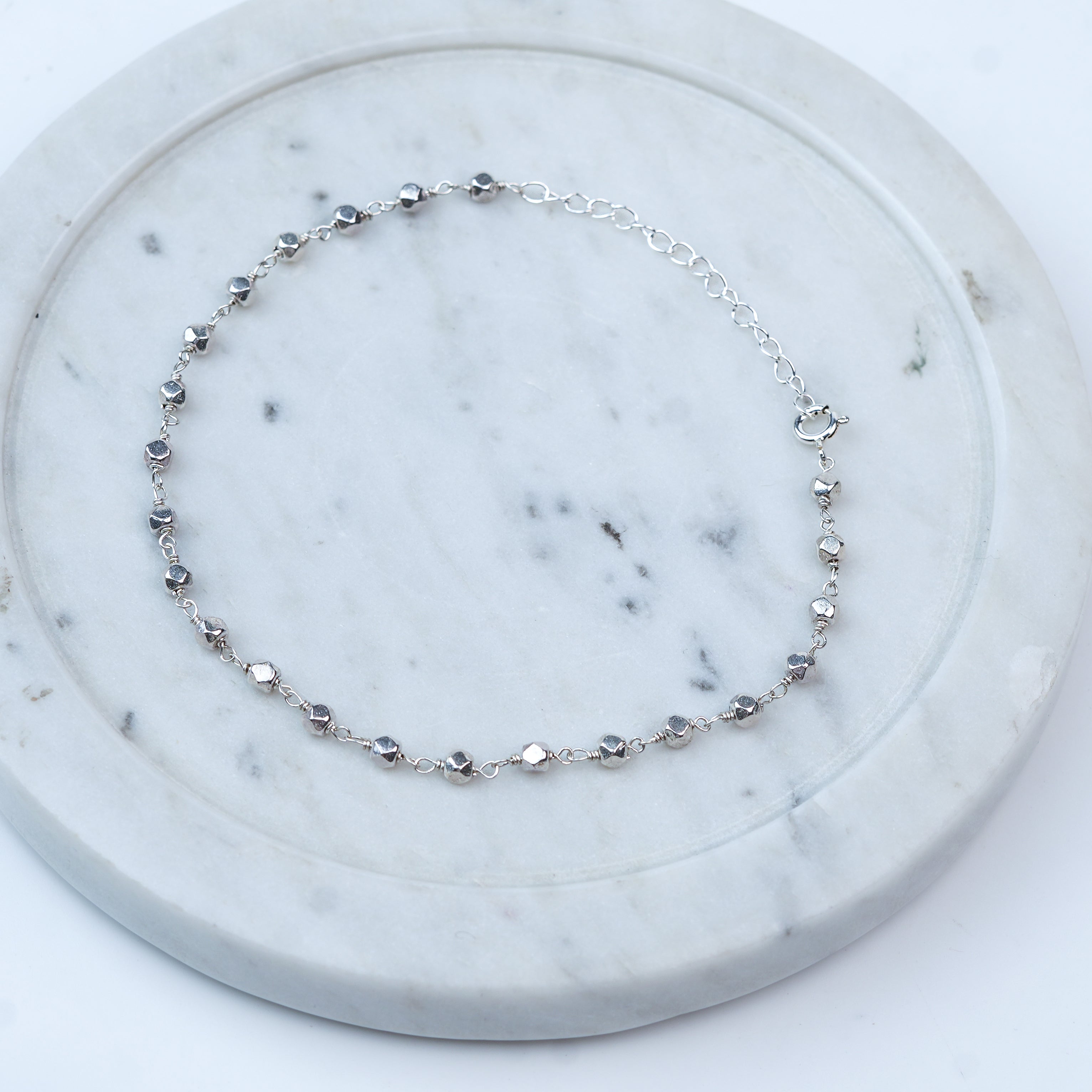 Silver Ashtapailu Ganthan Anklet