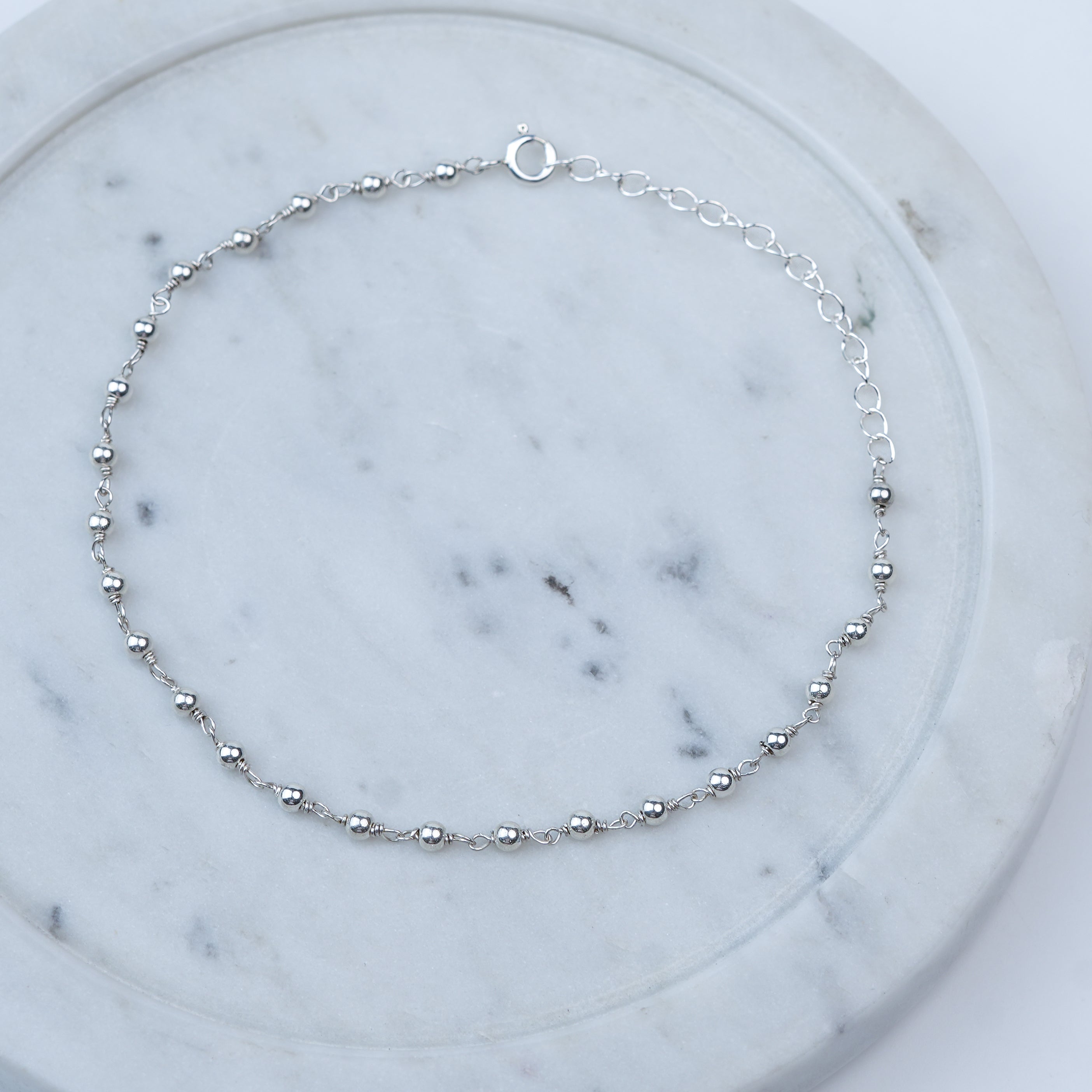 Silver Sarmanee Ganthan Anklet