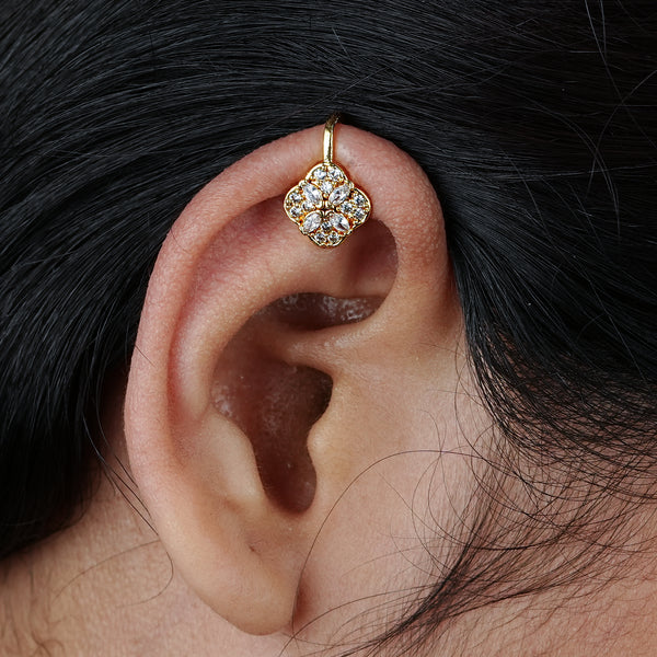 22K Gold Plated Fashion Bugadi / Nose Pin