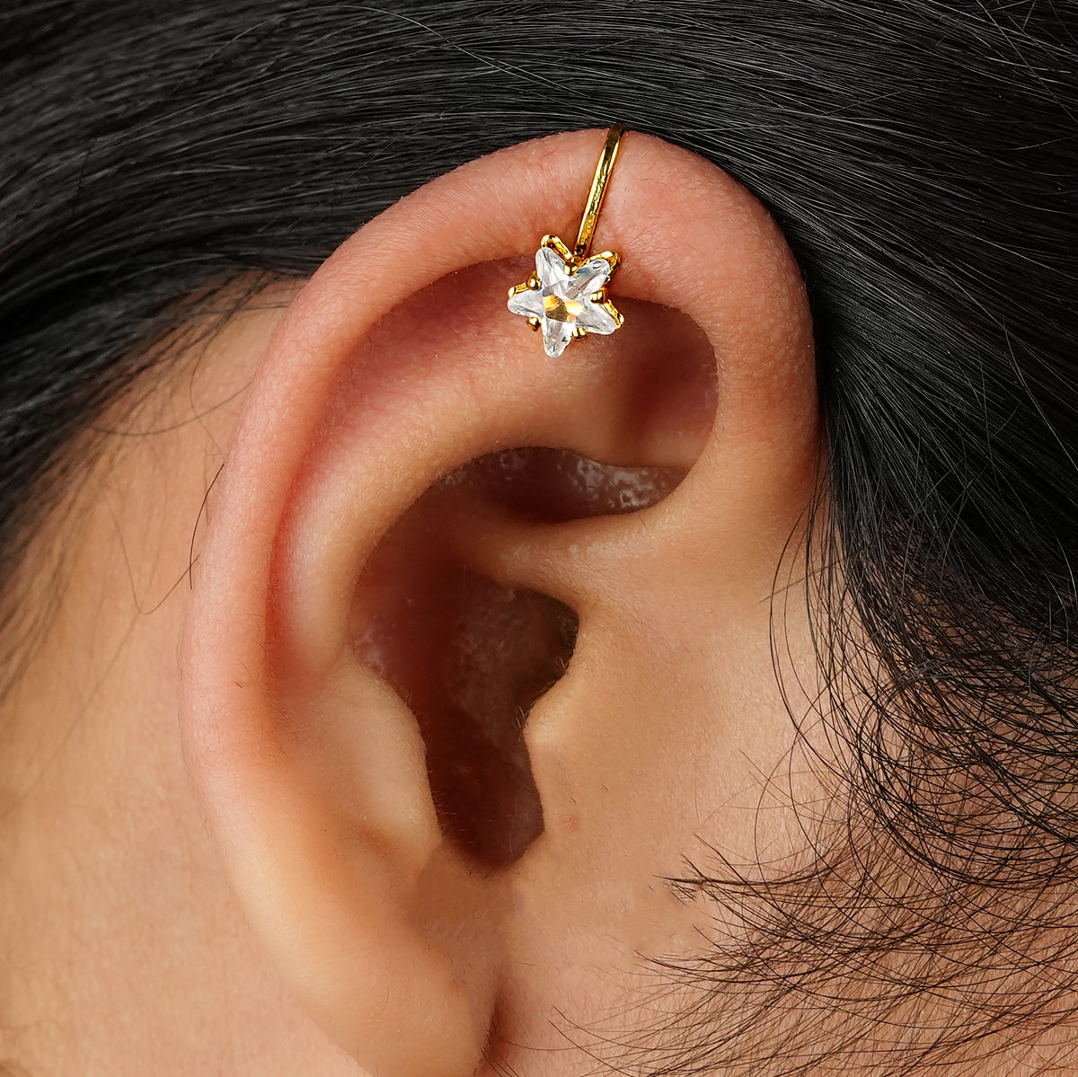 22K Gold Plated Fashion Bugadi / Nose Pin