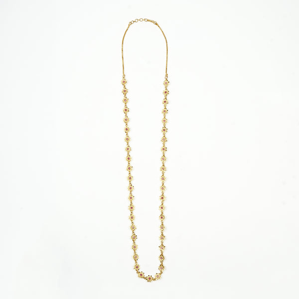 22K Gold Plated Fashion Bakul Haar – Single Layer